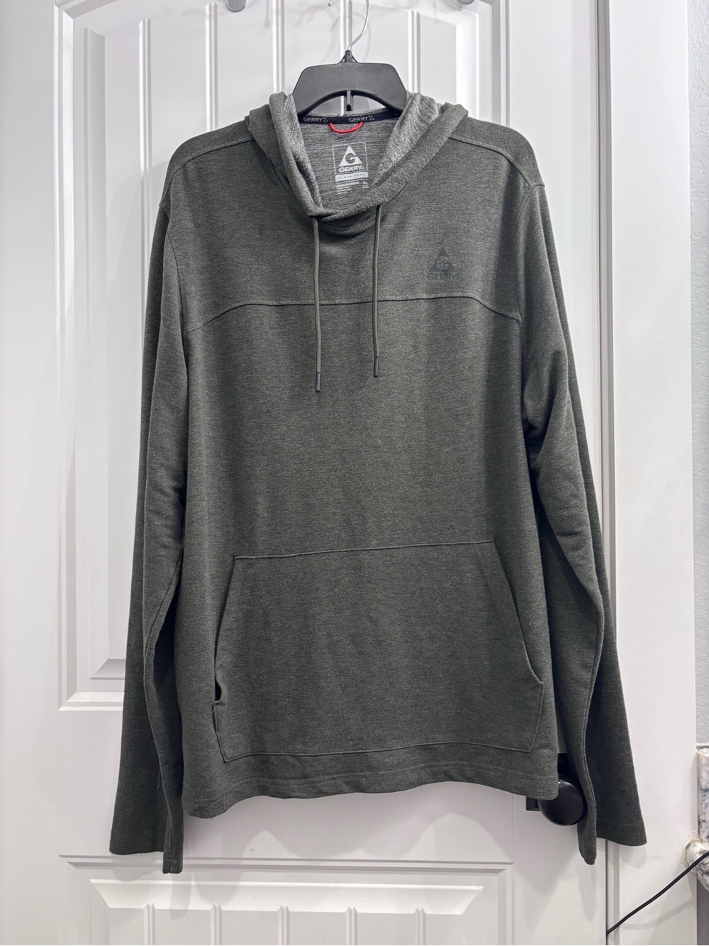 Gerry Men’s Olive Green Hooded Pullover Sweatshirt